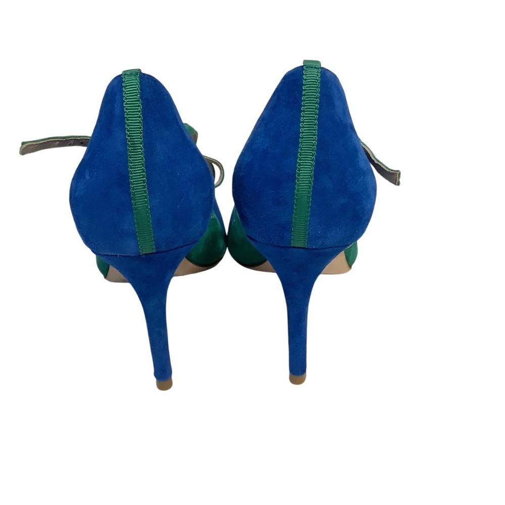 Boden Suede Color Block Strappy Heels - Picture 4 of 8